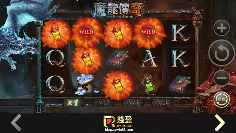 可以把魔龍傳奇的圖示連續消除想像成神魔之塔,新掉落的圖示一樣可以進行連線