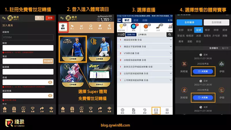 世界盃足球賽,錢盈提供免費賽事轉播,與您一起瘋世足